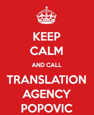 Translation Agency Popovic Keep Calm